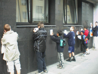 Pozorovací hra odstartovala opět kousek za základní školou v ulici Na pankráci